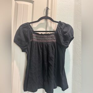Madewell top- gauze material